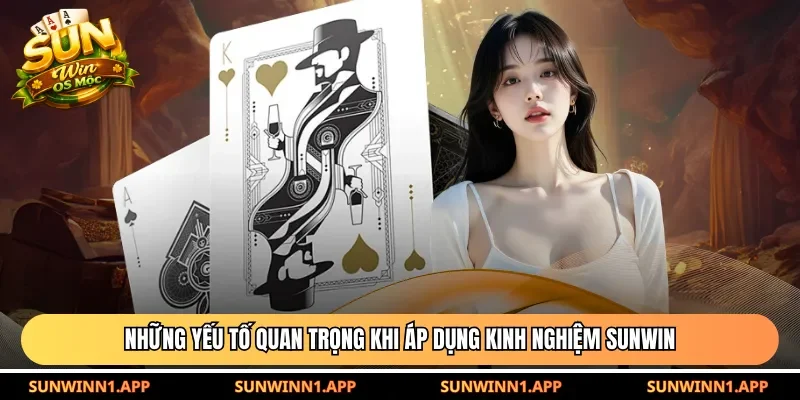 Những yếu tố quan trọng khi áp dụng kinh nghiệm Sunwin